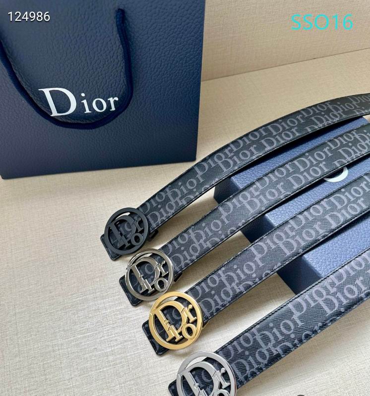 Dior belt 35mmX95-125cm XH10